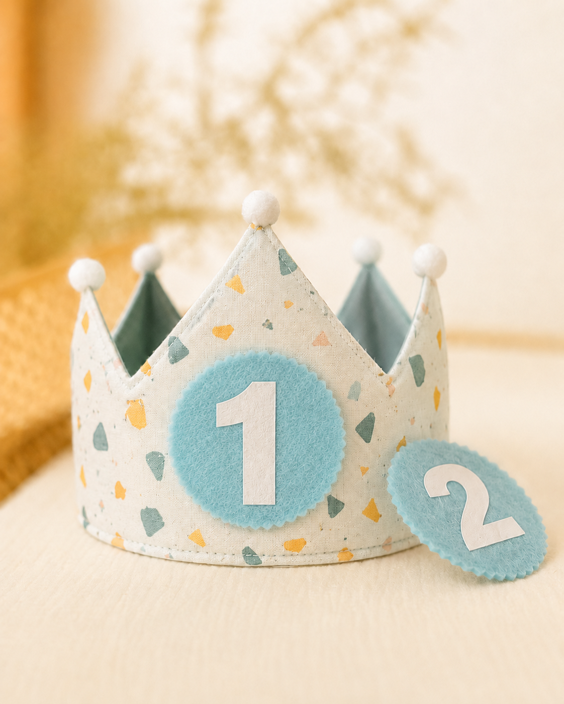 Corona Cumpleaños Confeti Personalizada
