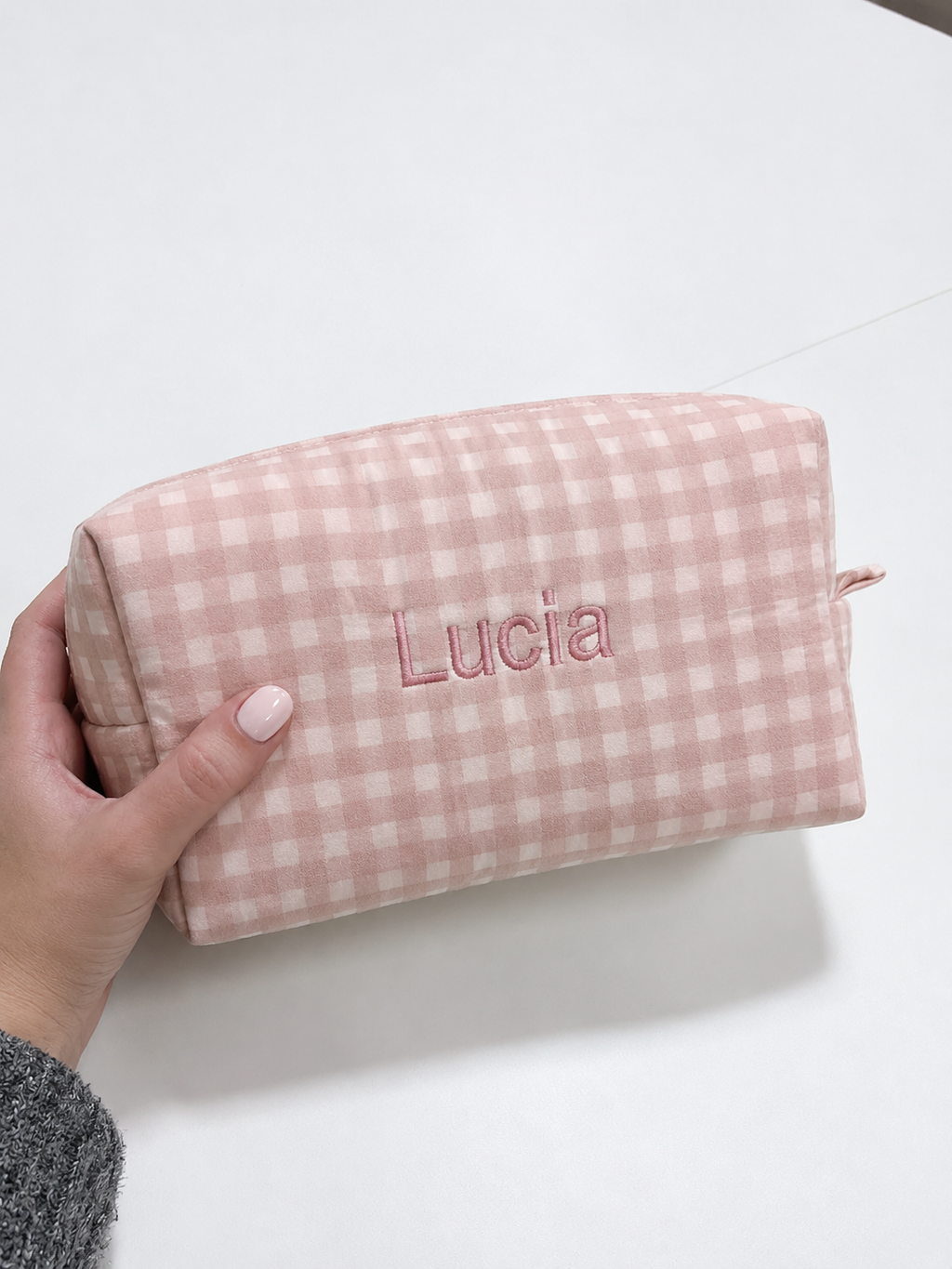 Neceser mediano Vichy Rosa Prairie