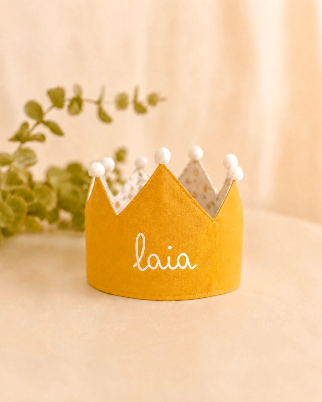 Corona Cumpleaños Confeti Personalizada