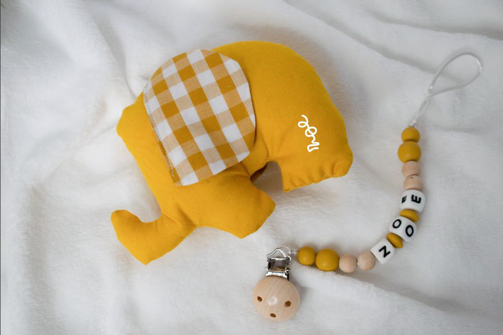 Pack Chupetero Elefante para Bebé