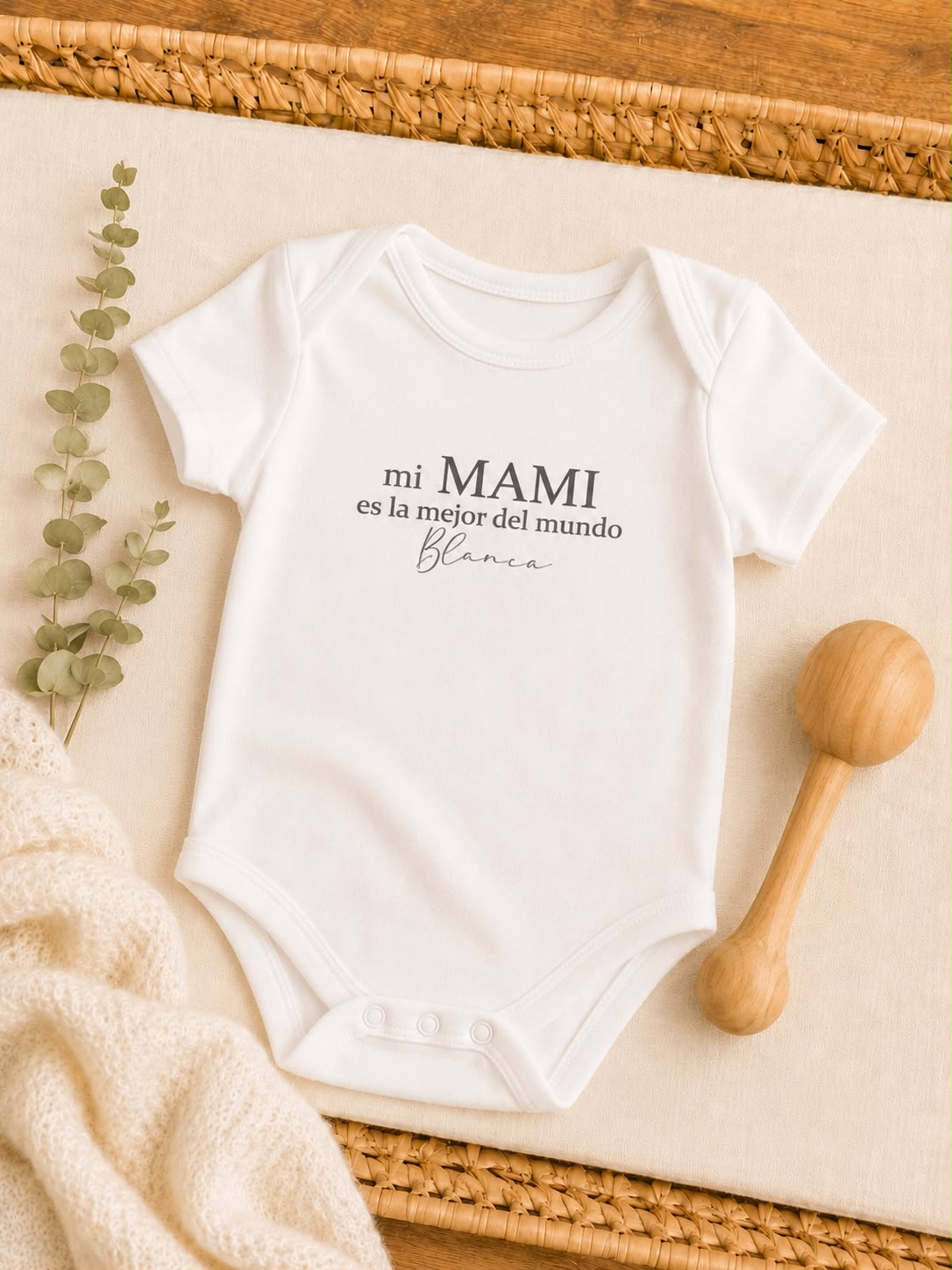 Body Bebé Personalizado "Mi Mami"