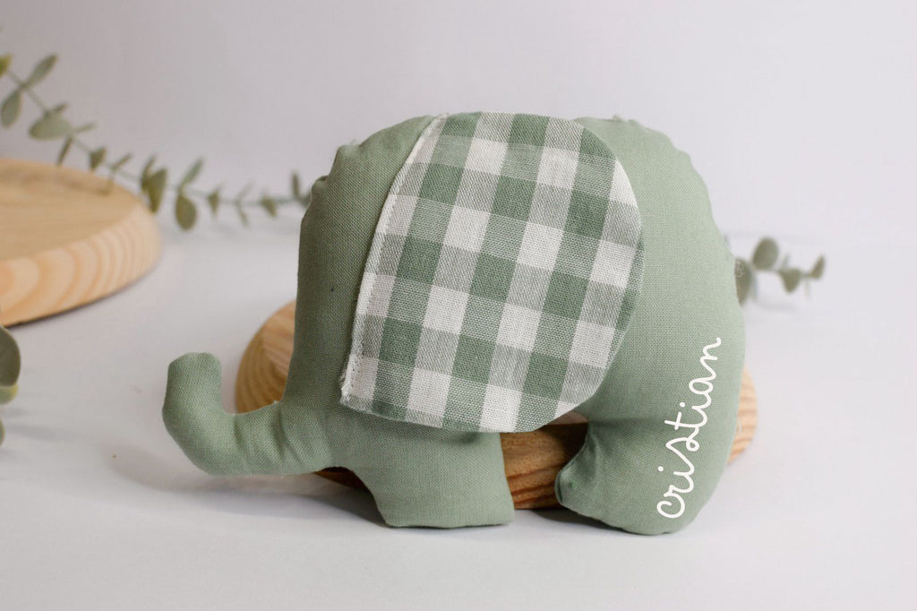 Sonajero Elefante Crochet para Bebé