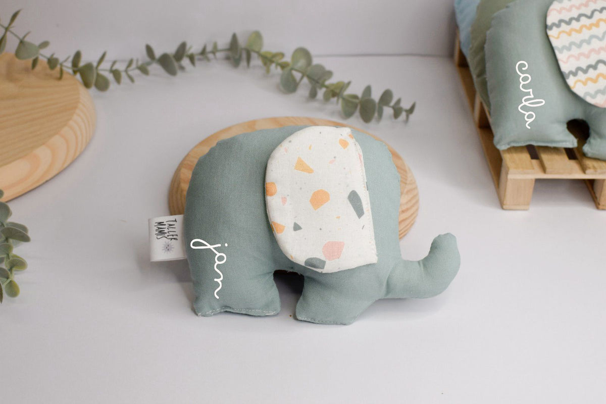 Sonajero Elefante Crochet para Bebé